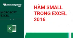 Hàm small trong excel