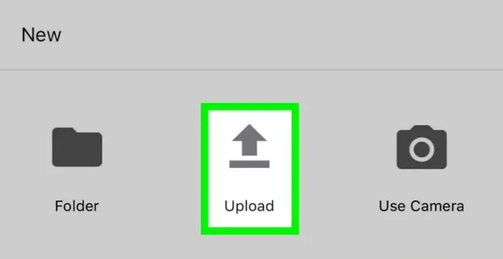 hướng dẫn cách upload file lên Google Drive - chọn upload