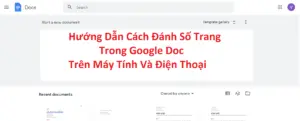 hướng dẫn đánh dấu trang trong google doc