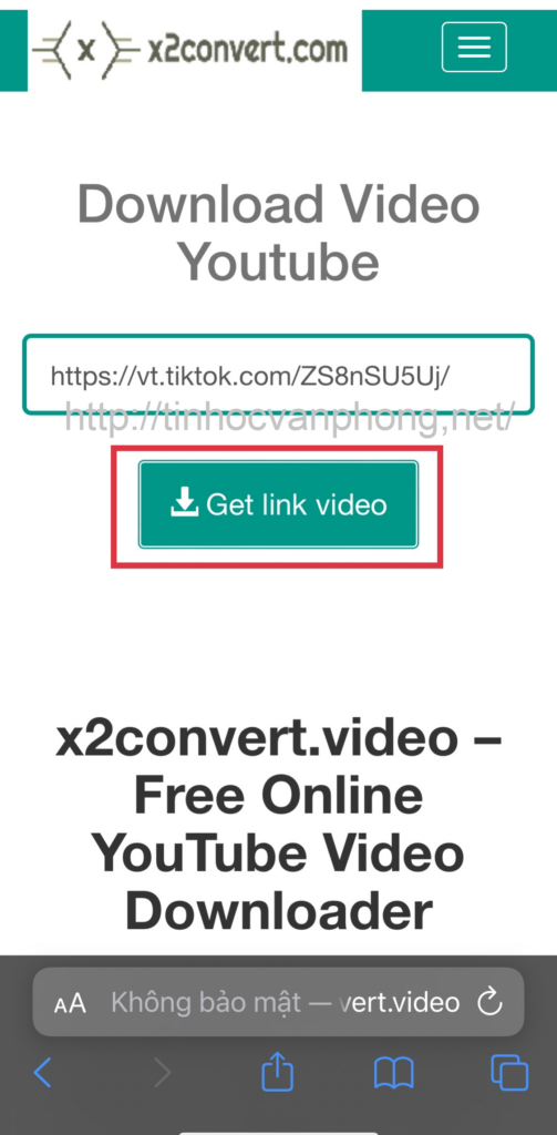 Get link video từ ứng dụng F-Tik