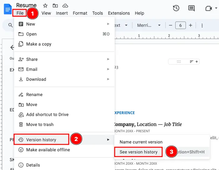 thủ thuật sử dụng google docs - his